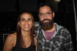 Michelle Abu e Magno Vitor, no show de Marcia Castro ( Paula Pratini/Divulgao)