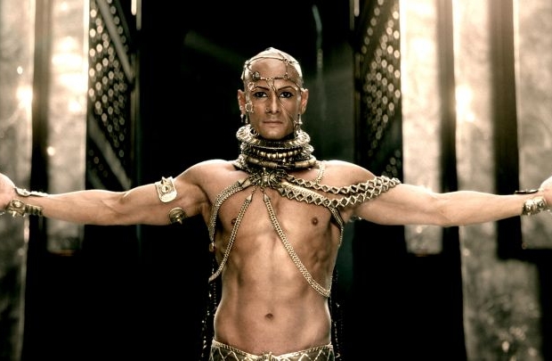 Rodrigo Santoro mergulha novamente no personagem Xerxes (Warner Bros. Pictures/Divulgao)