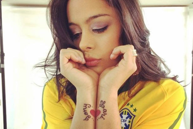 Larissa Riquelme estar presente nos jogos disputados no Brasil ( Instagram/Reproduo)