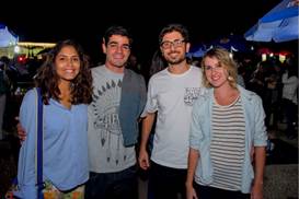 Camila Magalhães, Renato Tenório, Gustavo Cabral e Nicole Souza  (Romulo Juracy/Esp. CB/D.A Press)