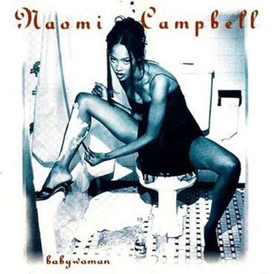 A top model Naomi Campbell, lanou em 1994, o lbum Babywoman (Reproduo/Internet)