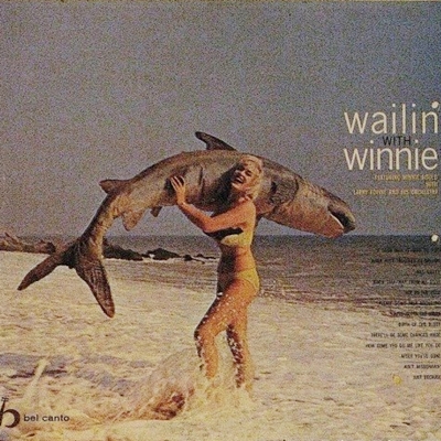 No final da dcada de 50, Winnie Gould lanou o lbum Wailin' With Winnie com esta capa (Reproduo/Internet)