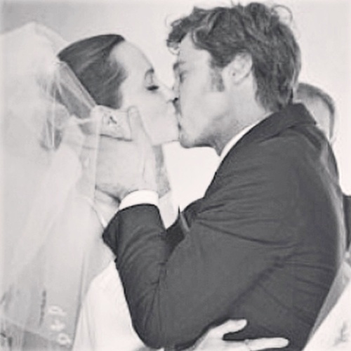 Angelina e Brad celebram o casamento na Frana (Reproduo/Instagram)