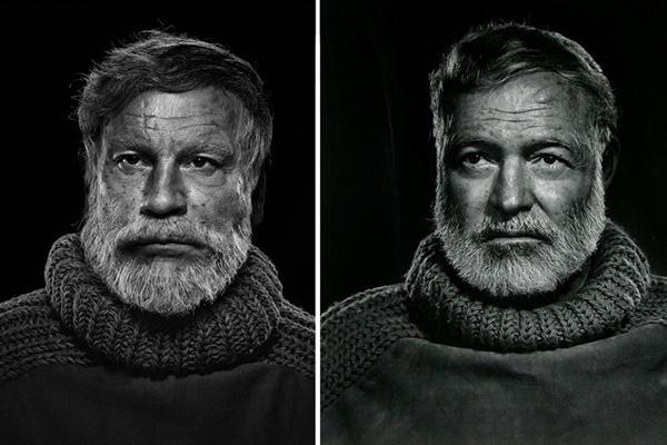 Ernest Hemingway de Yousuf Karsh  (Reproduo/ SandroFilm.com)
