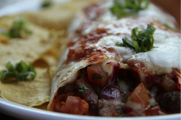 O burrito  uma das iguarias servidas com chilli (Ana Rayssa/Esp. CB/D.A Press)