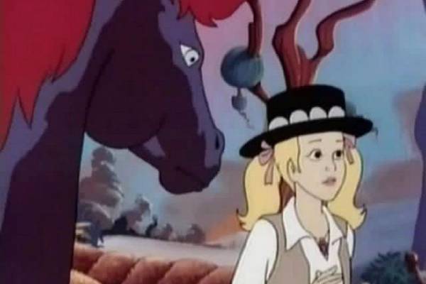 A princesa Sara e o Cavalo de Fogo voltam ao planeta da garota para derrotar uma bruxa e salvar a populao
 (Hanna-Barbera/Reproduo)