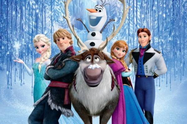Hans, Anna, Olaf, Elsa e Kristoff, personagens principais de 'Frozen' (adorocinema/divulgação)