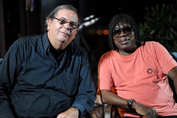 Milton Nascimento e Trik de Souza no programa MPBambas
 (Canal Brasil/Divulgao)