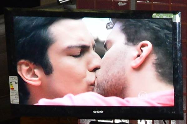 Beijo gay de Thiago Fragoso e Mateus Solano foi o assunto mais comentado (Daniel Ferreira/CB/CB/Reproduo/D.A Press)