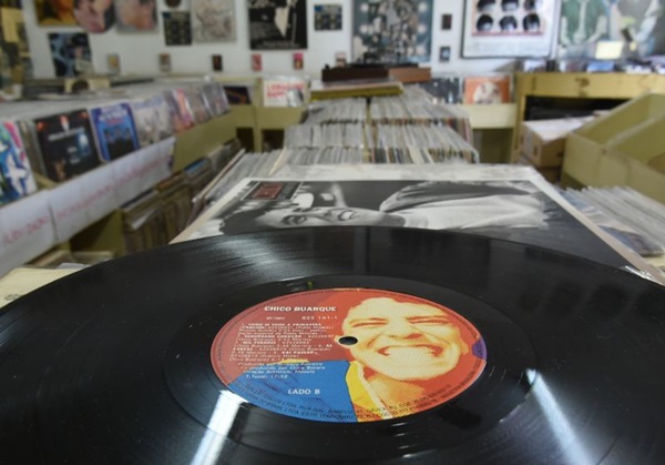  Loja de discos de vinil e fita cassete, na Asa Norte (Ed Alves/CB/D.A Press)