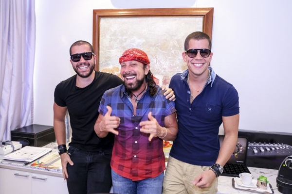Rafa, Bell e Pipo Marques: alegria musical est no DNA (Fabio Cunha/Divulgao)