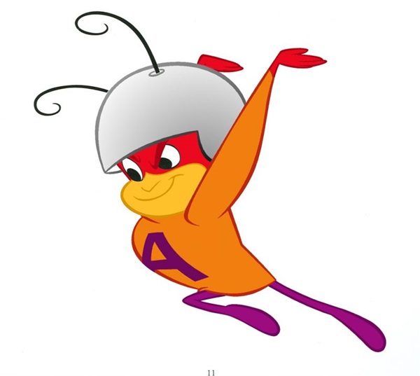 A 'Formiga Atômica' teve apenas uma temporada para chamar de sua, mas apareceu em outros desenhos, como Zé Colmeia (Reprodução/Internet)