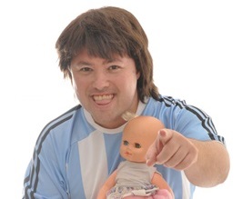 Cabrito Tevez  o personagem mais famoso de Alexandre Porpetone
 (Thino Katto/Divulgao)