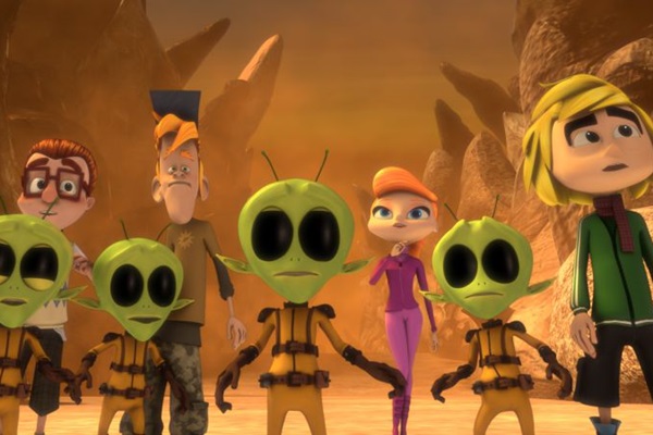Meninos e invasores alienígenas se juntam para salvar o universo (Reprodução/Internet)