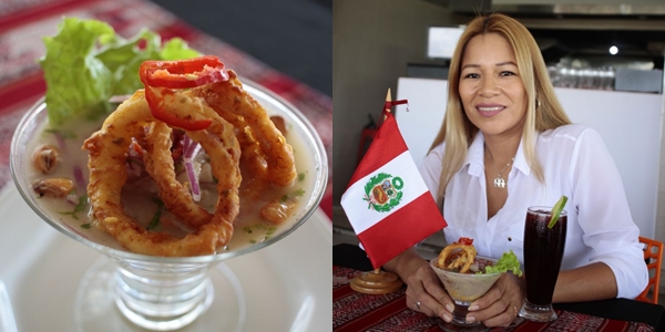 'O frescor dos ingredientes  fundamental na culinria peruana', diz Bertica Maritza, proprietria do El point peruano (Ana Rayssa/Esp. CB/D.A Press)
