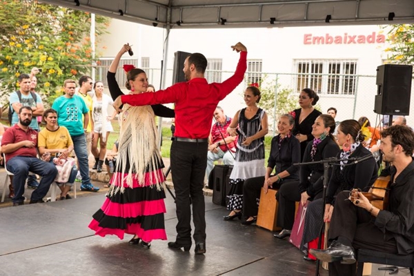 A apresentao de Flamenco  a atrao do Instituto Cervantes ( Vitor Schietti/Divulgao)