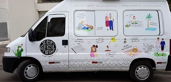 Se essa rua fosse minha  o primeiro food truck de Braslia com o conceito Food & News (Lus Tajes/Divulgao)