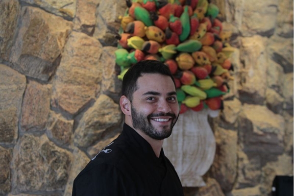 O personal chef Paulo Lima trouxe opções com frutas secas e castanhas (Ana Rayssa/Esp. CB/D.A Press)