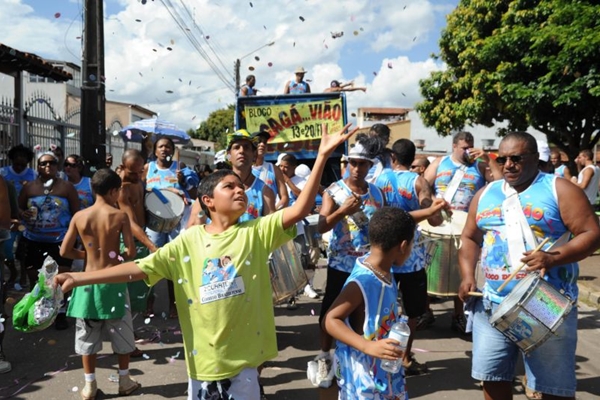 Esse  o nono desfile do bloco Gag...Vio, no Cruzeiro (Janine Moraes/Esp. CB/D.A Press)