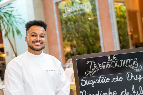Chef Kenis Henon revela os segredos do cardpio do La Tambouille para o festival Restaurant Week (Gilberto Evangelista/Divulgao)