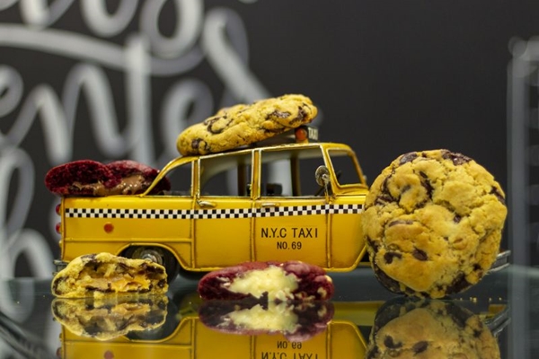 Gostinho americano no Brasil, os produtos da American Cookies fazem sucesso na cidade (Vinicius Cardoso/Esp. CB/D.A Press)