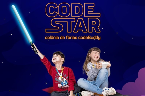 A oficina Code Star  uma opo para aproveitar o tempo livre aprendendo sobre tecnologia em clima de aventura (CodeBuddy/Divulgao)